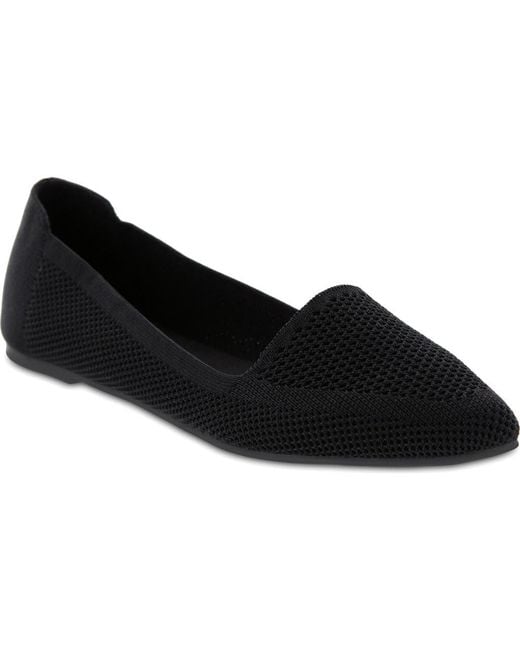 MIA Black Corrine Knit Flat