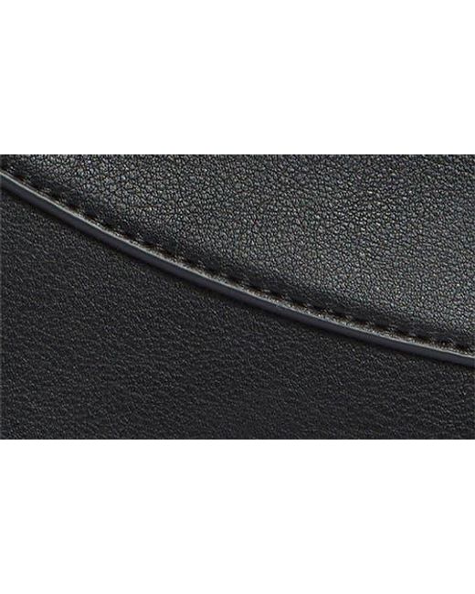 BCBGMAXAZRIA Black Layered Asymmetric Shoulder Bag