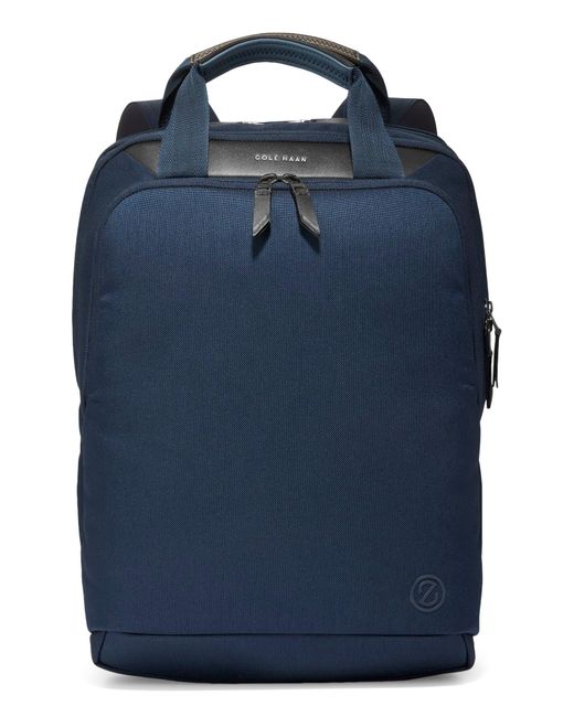 Cole Haan Blue 2-in-1 Backpack Tote for men