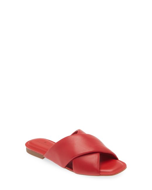 Caslon Red Calla Slide Sandal