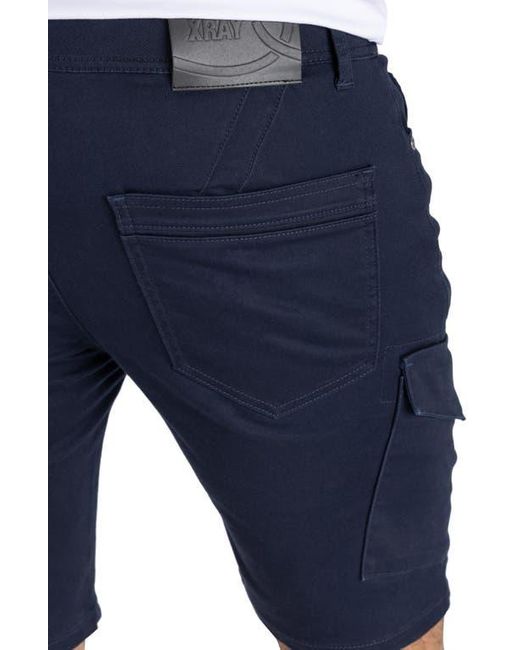 Xray Jeans Blue Five Pocket Shorts for men