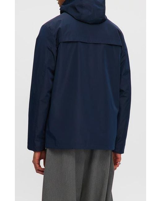 Noize Blue Andreas Water Resistant Rain Coat for men