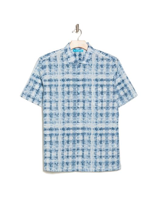 Tori Richard Blue Refraction Button-up Shirt for men