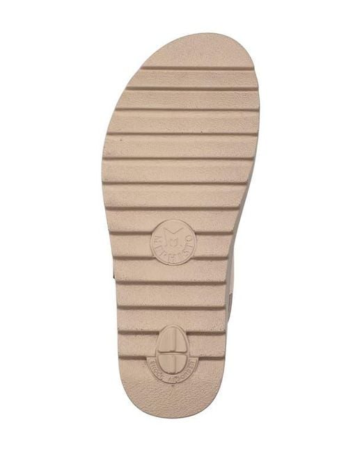 Mephisto Metallic Dominica Platform Sandal