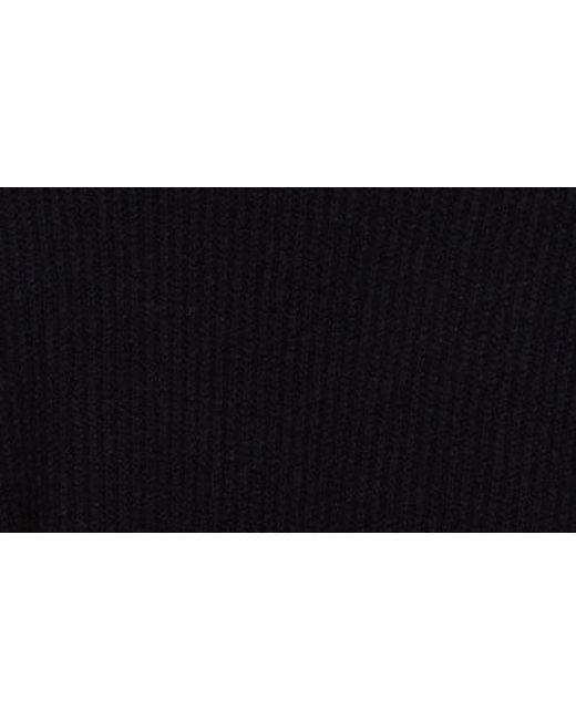 Abound Black Cozy Crew Pullover Sweater