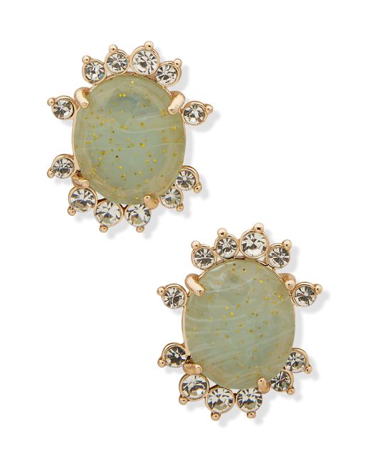 Lonna & Lilly Metallic Springtime Sparkle Crackled Stud Earrings