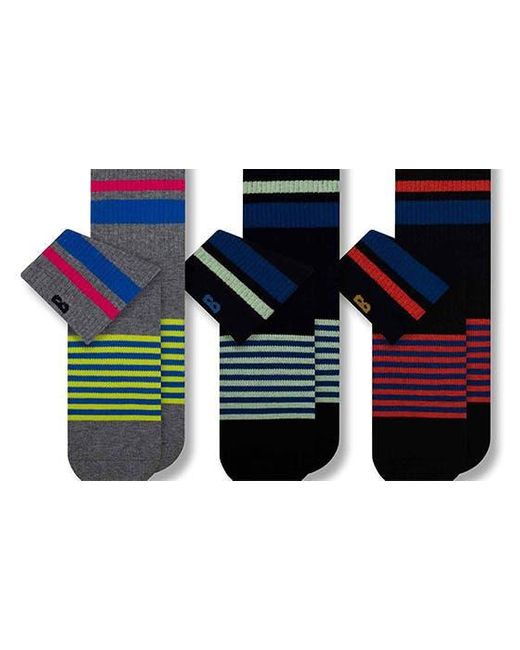 Pair of Thieves Blue Line Em Up 3-pack Ankle Socks for men