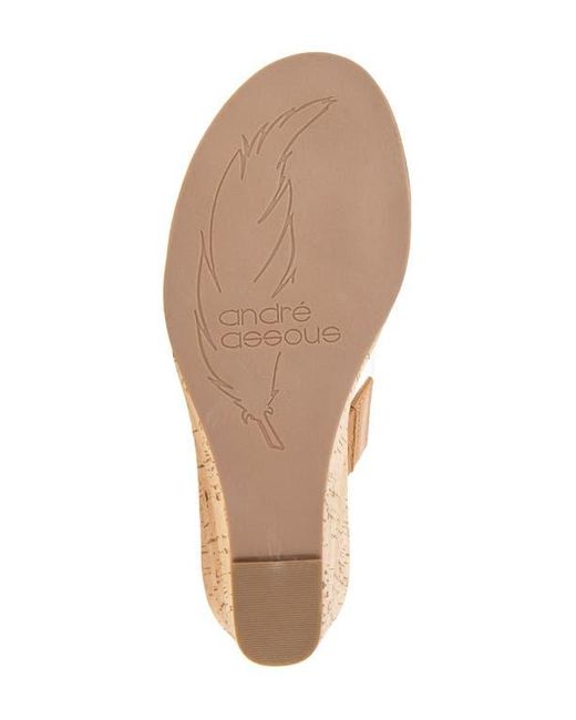 Andre Assous Natural Briella Wedge Sandal