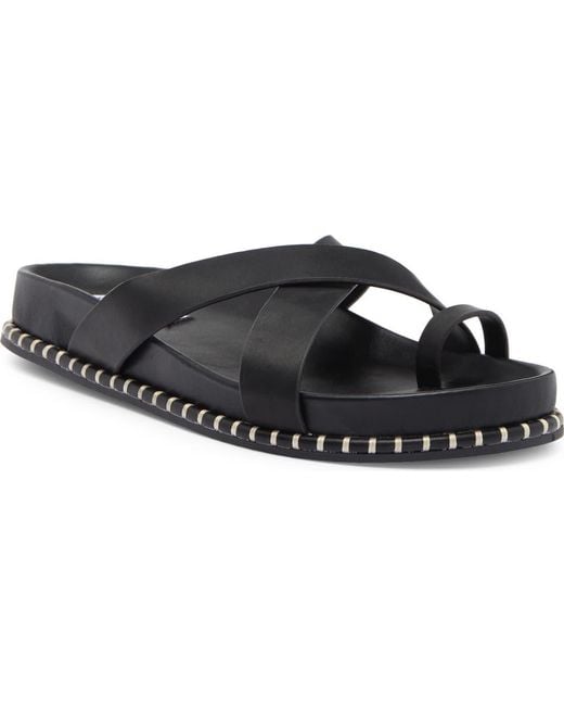 Steve Madden Viena Slide Sandal in Black | Lyst