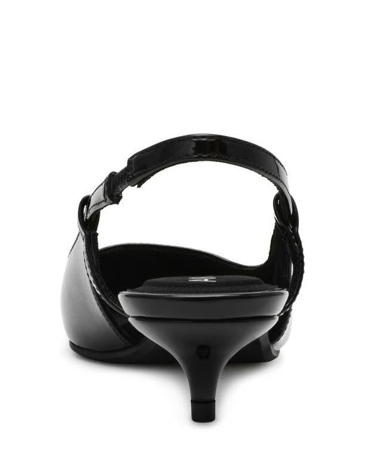 Anne Klein Black Shorty Slingback Pump