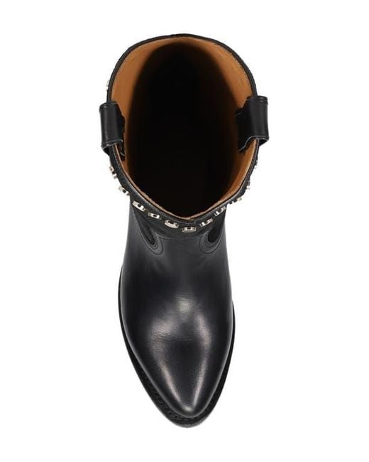Frye Black Billy Stud Western Boot