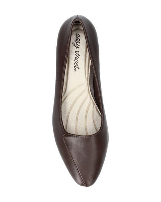 Easy Street Brown Astrid Pump