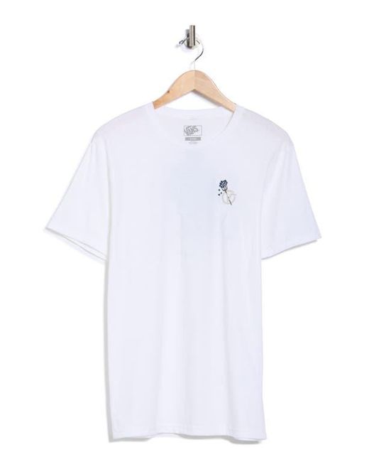 Vans White The Wind Graphic T-Shirt for men