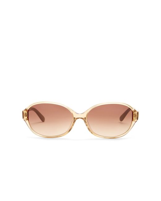 Lacoste Natural Women's Oval Sunglasses