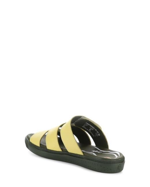 Softinos Yellow Slide Sandal