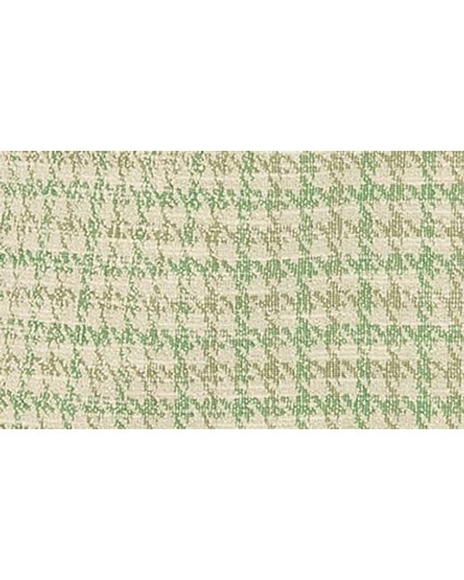London Times Green Short Sleeve Bouclé Faux Wrap Dress