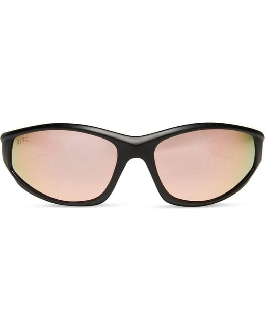 DIFF Lightning 48Mm Rectangular Sunglasses in Brown | Lyst