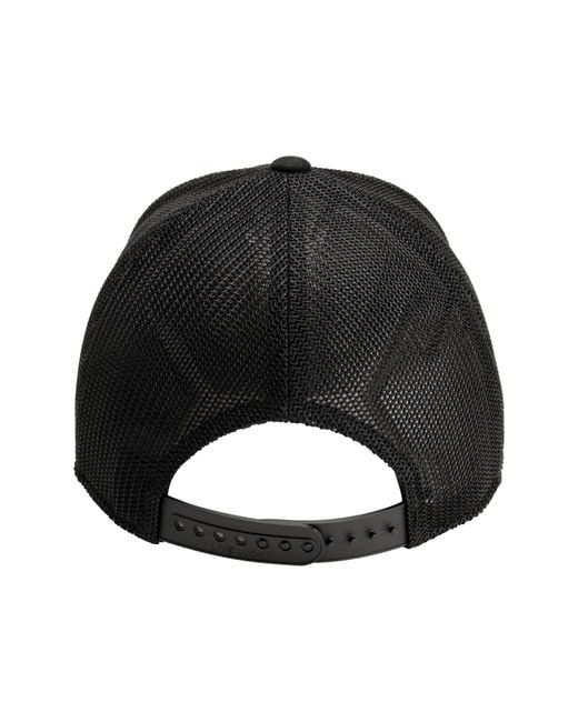 Black Clover Black Honest Abe Trucker Snapback Hat for men