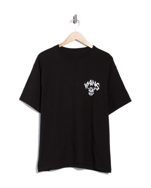 Vans Black Spirit World Logo Graphic T-Shirt for men