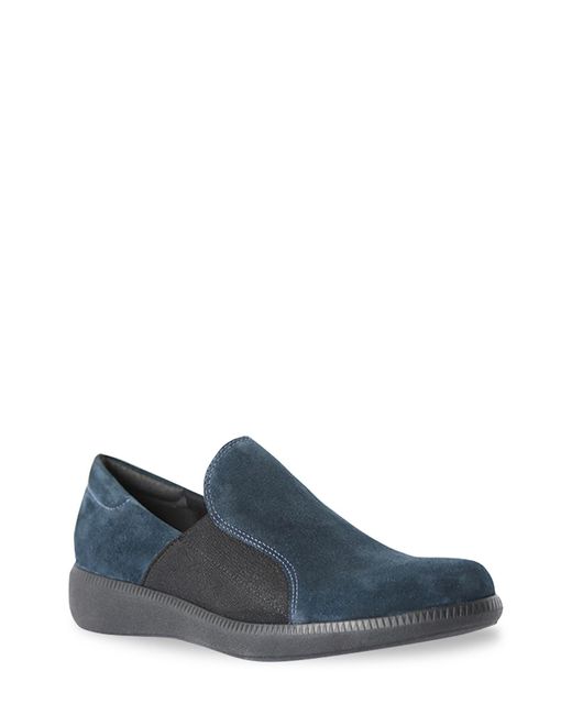 Munro Blue Clay Wedge Slip-on Sneaker