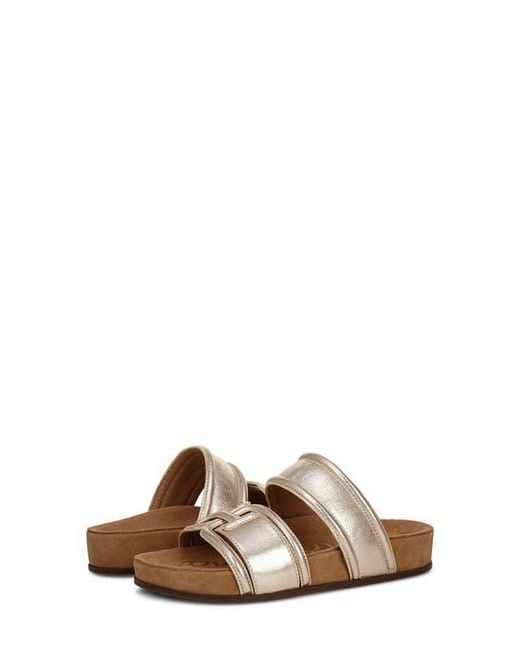 Sam Edelman Brown Rowan Platform Slide Sandal