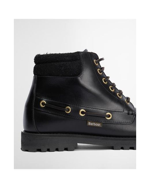 Barbour Black Tiller Boots for men