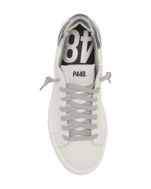 P448 White S24 Thea Sneaker