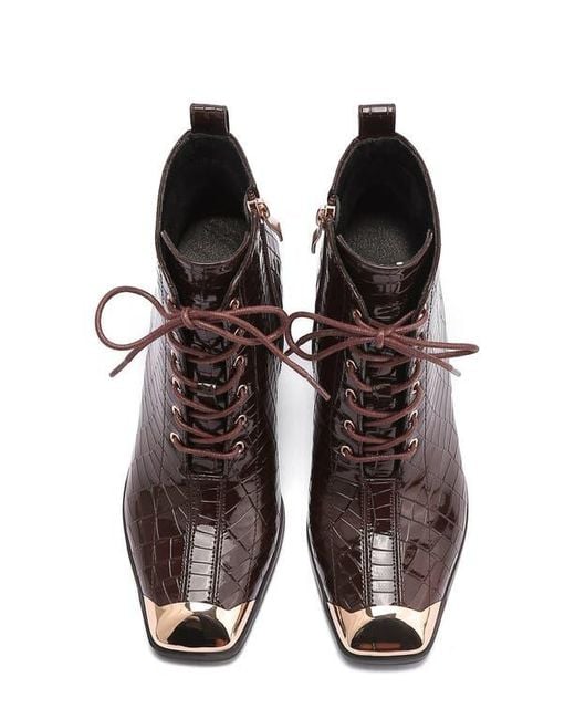 Ninety Union Brown Fantastic Lace Up Boot