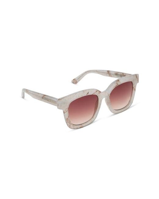 DIFF Pink 56Mm Makay Square Sunglasses