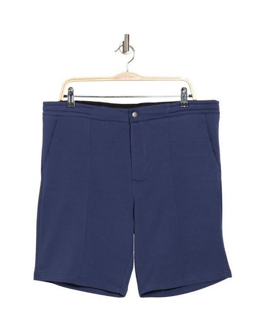 Stone Rose Blue Loop Back Knit Shorts for men