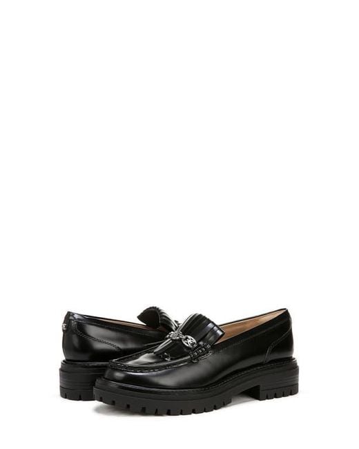 Sam Edelman Black Carie Kiltie Fringe Loafer