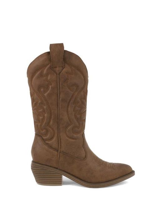 MIA Brown Caela Western Boot