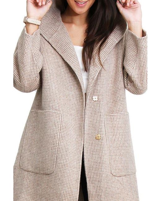 Belle & Bloom Natural Belle And Bloom Walk This Way Wool Blend Coat