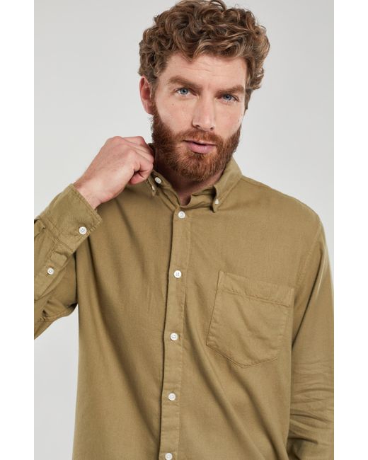 Armor Lux Natural Cotton Button Down Shirt for men