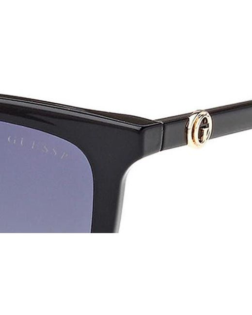 Guess Blue Cat Eye Sunglasses for men