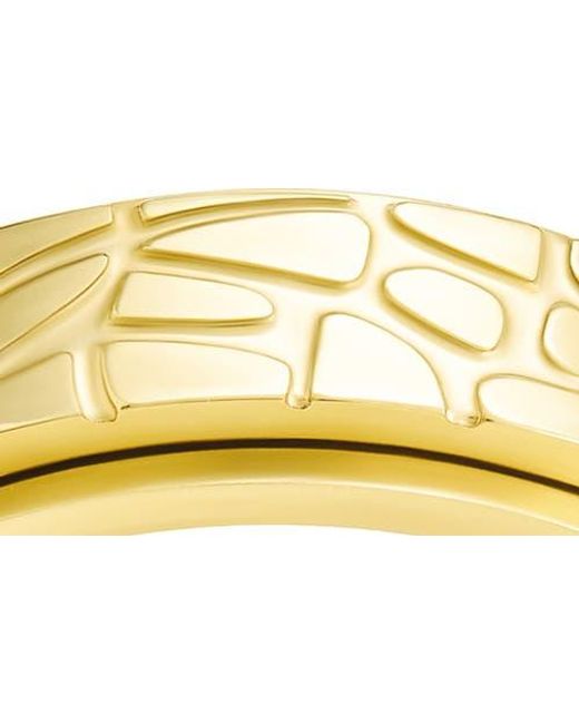 Sterling Forever Metallic Textured Spinner Ring