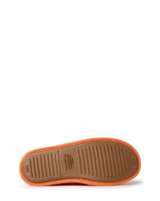 Dearfoams Orange Riley Pride Scuff Slipper for men