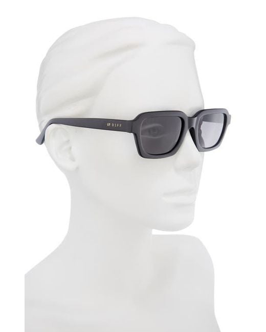 DIFF Black 53Mm Chloe Square Sunglasses