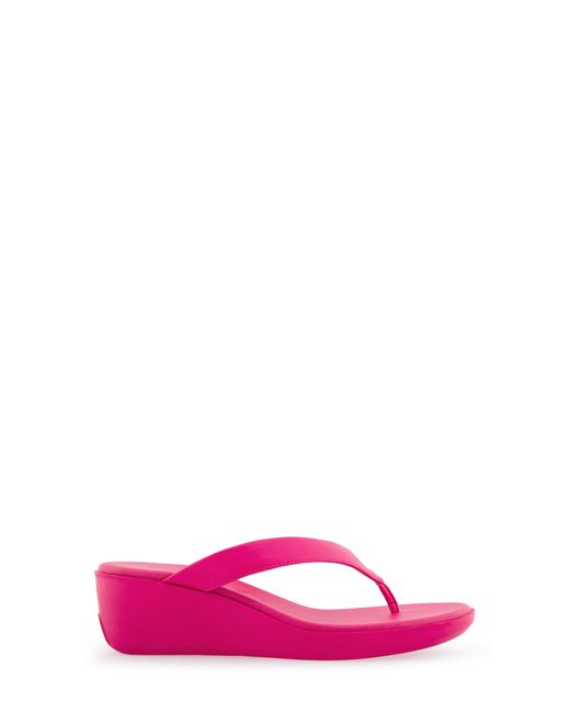 Aerosoles Pink Isha Wedge Flip Flop Sandal