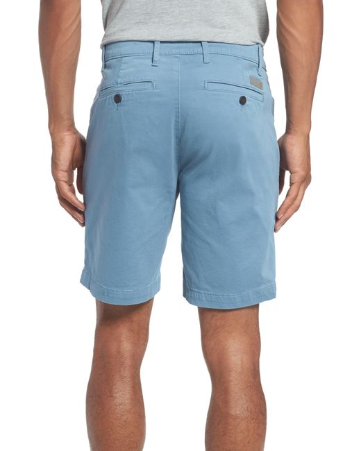 AG Jeans Blue Wanderer Modern Slim Fit Shorts for men
