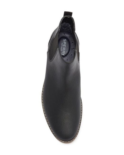 Sperry Top-Sider Black Newmanchels Chelsea Boot for men