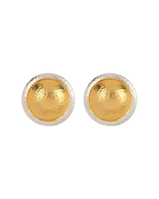 Gurhan Metallic 24k Gold Plated Sterling Silver Amulet Stud Earrings At Nordstrom Rack
