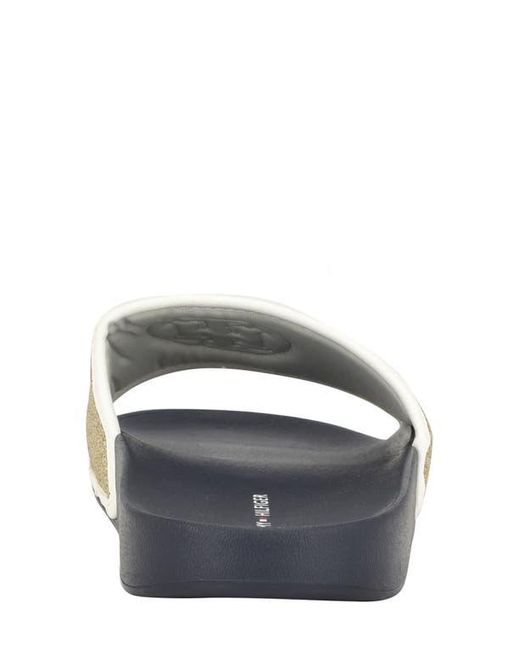 Tommy Hilfiger Multicolor Glitter Slide Sandal