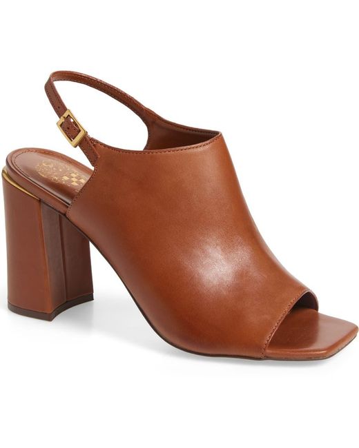 Vince Camuto Brown Haliza Slingback Sandal
