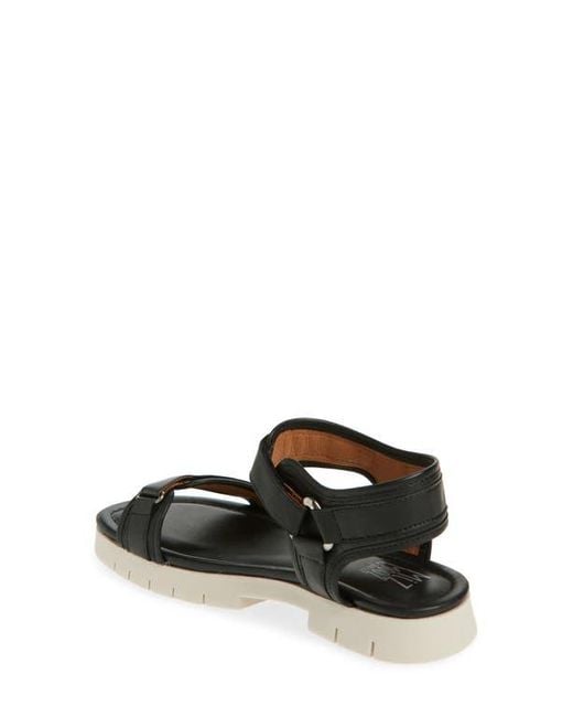 Miz Mooz Black Charleigh Lug Sole Sandal