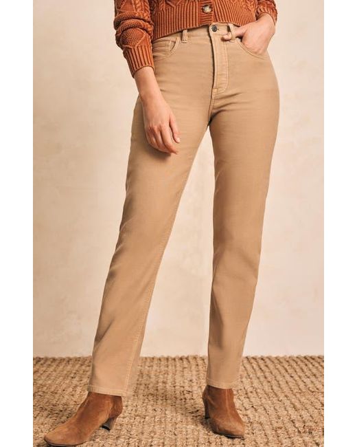 Faherty Brand Orange Stretch Terry Pants