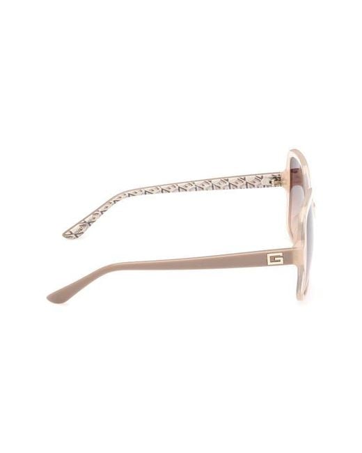 Guess Pink Square Sunglasses for men