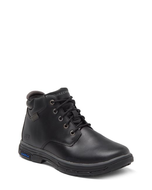 Skechers Leather Segment 2.0 Brogden Boot In Black At Nordstrom Rack ...
