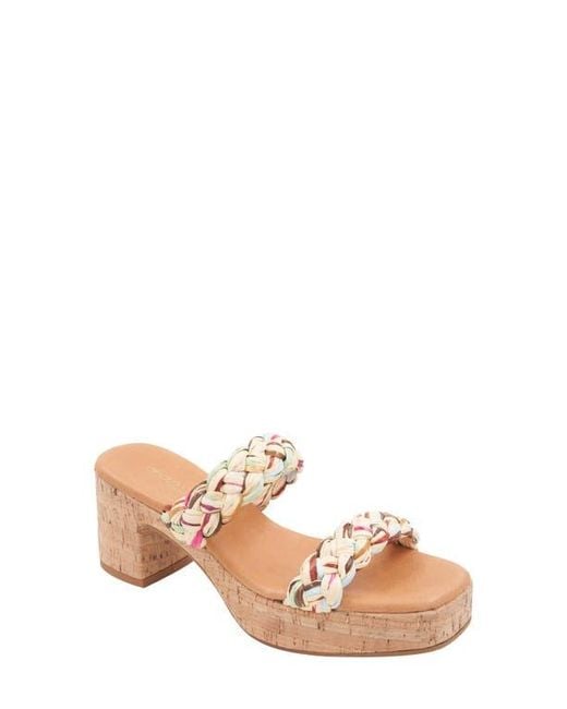 Andre Assous Pink Cairo Platform Sandal