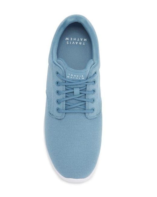 Travis Mathew Blue The Daily Ii Knit Sneaker for men